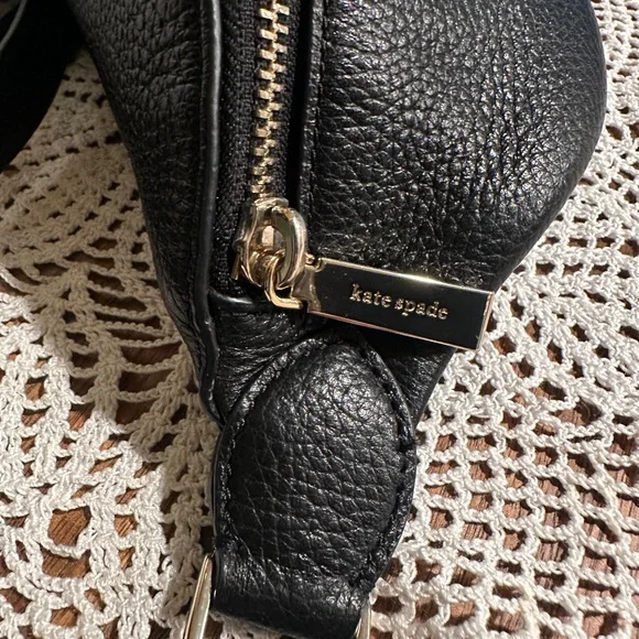 Kate Spade Black Leather Belt Bag - Picture 5 of 9